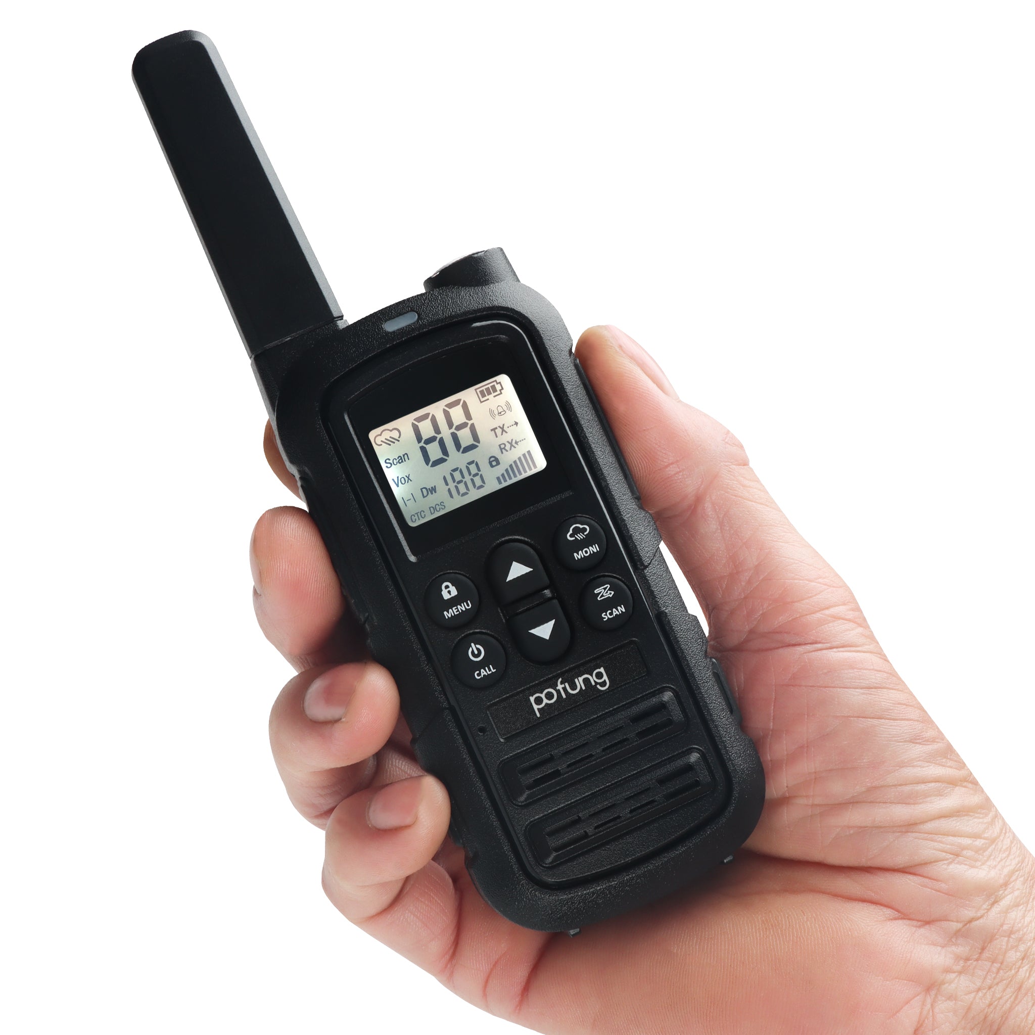 Pofung Baofeng CT23-GF1 GMRS/FRS License-Free Hand-held Radio, NOAA Channels Built-in
