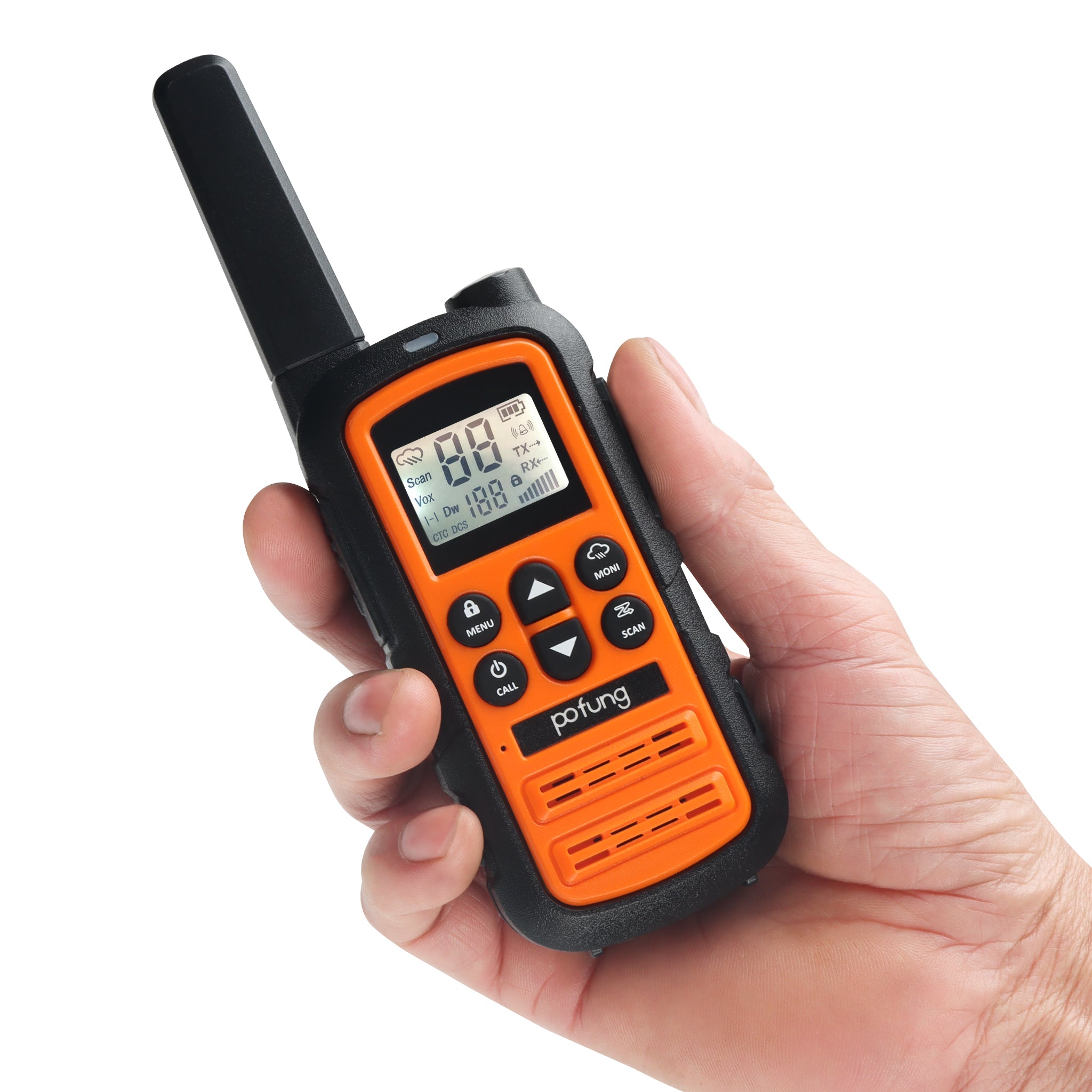 Pofung Baofeng CT23-GF1 GMRS/FRS License-Free Hand-held Radio, NOAA Channels Built-in