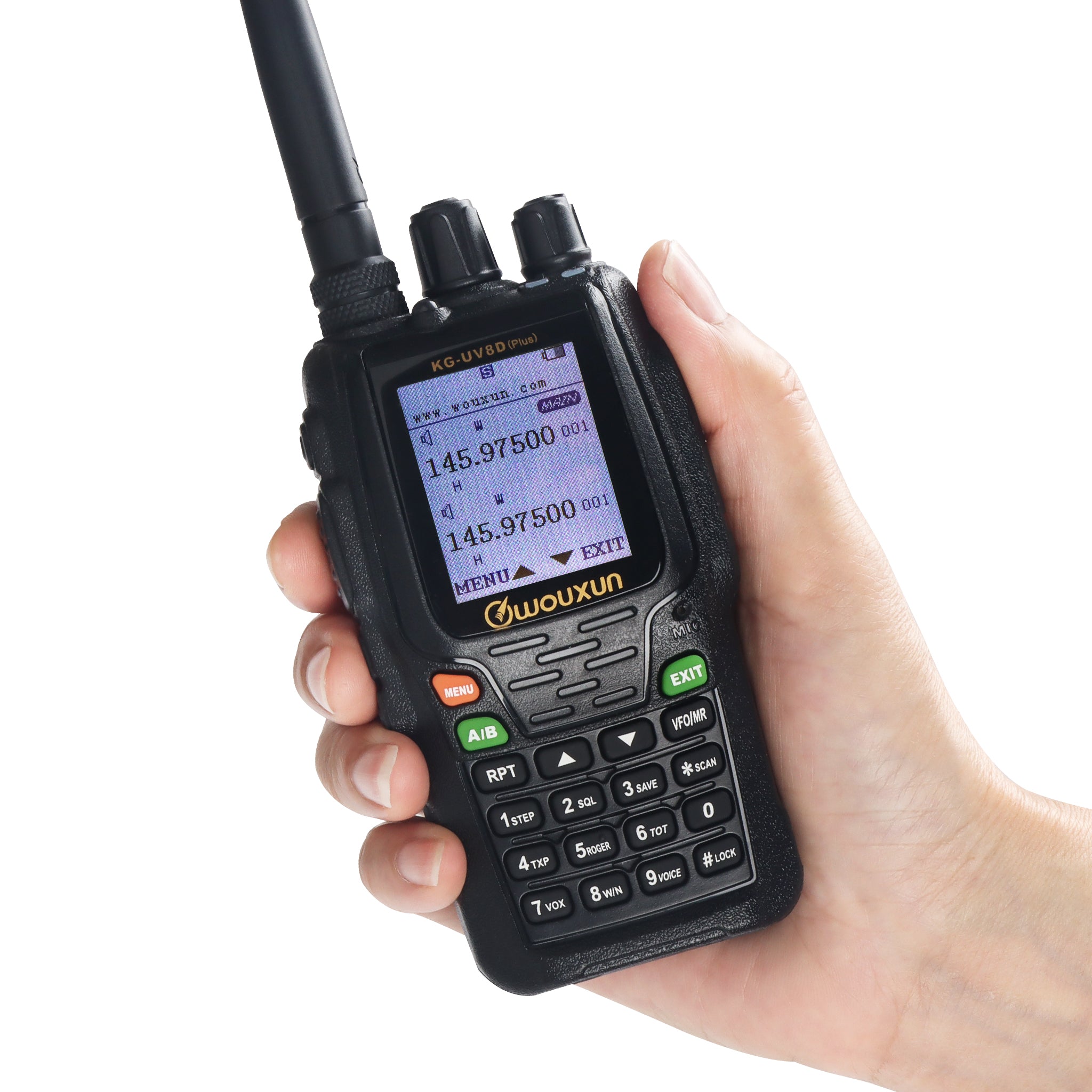 Wouxun KG-UV8D(Plus) Dual Bands, Voice Encryption Amateur Radio 144-148 MHz 430-450 MHz