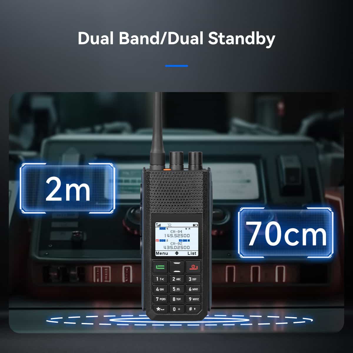 Retevis Ailunce H1 6W GPS APRS Dual Band DMR Amateur Ham Radio