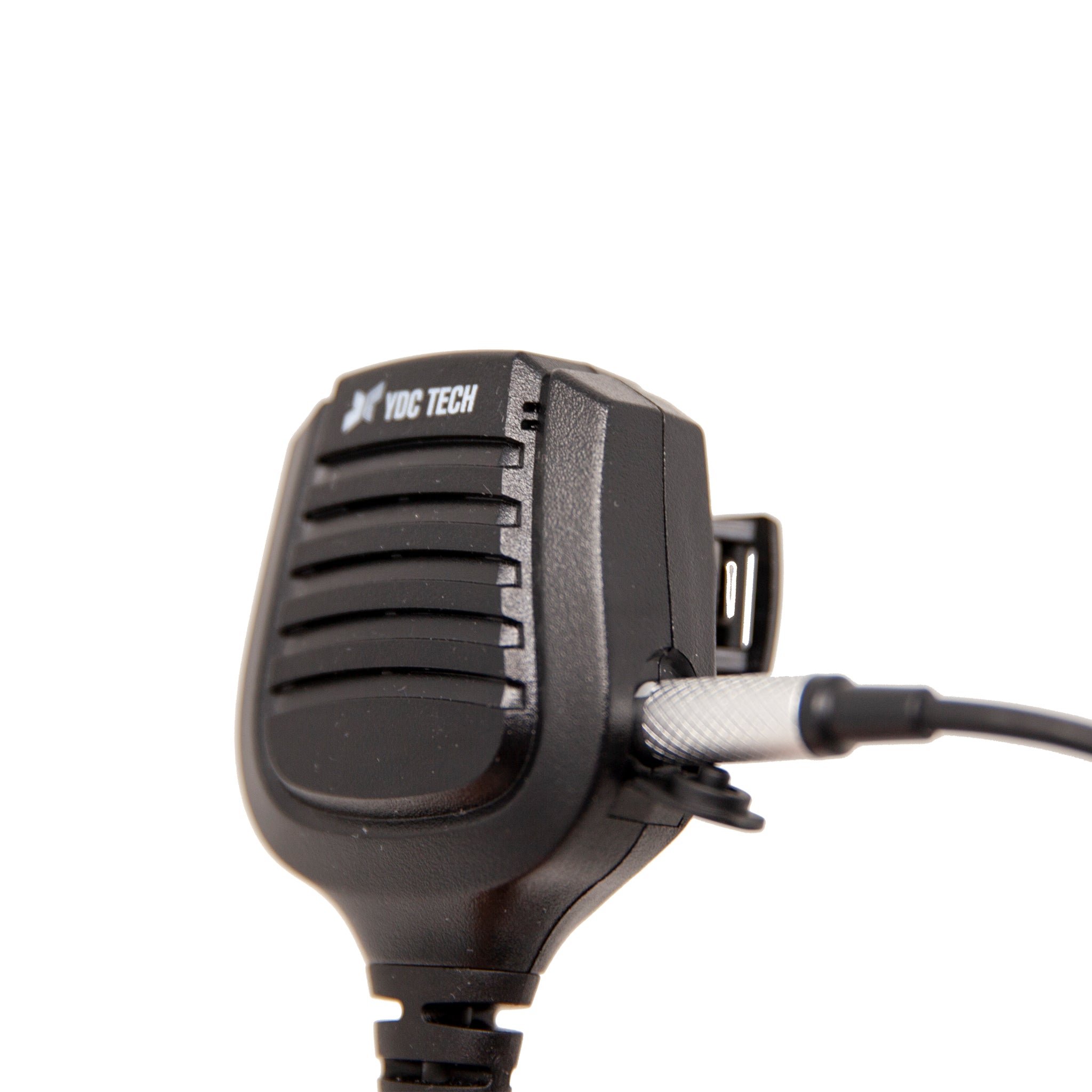 YDC TECH YMC-110 2 Pin Heavy Duty IPX54 Rainproof Speaker Mic with 3.5MM Audio Jack