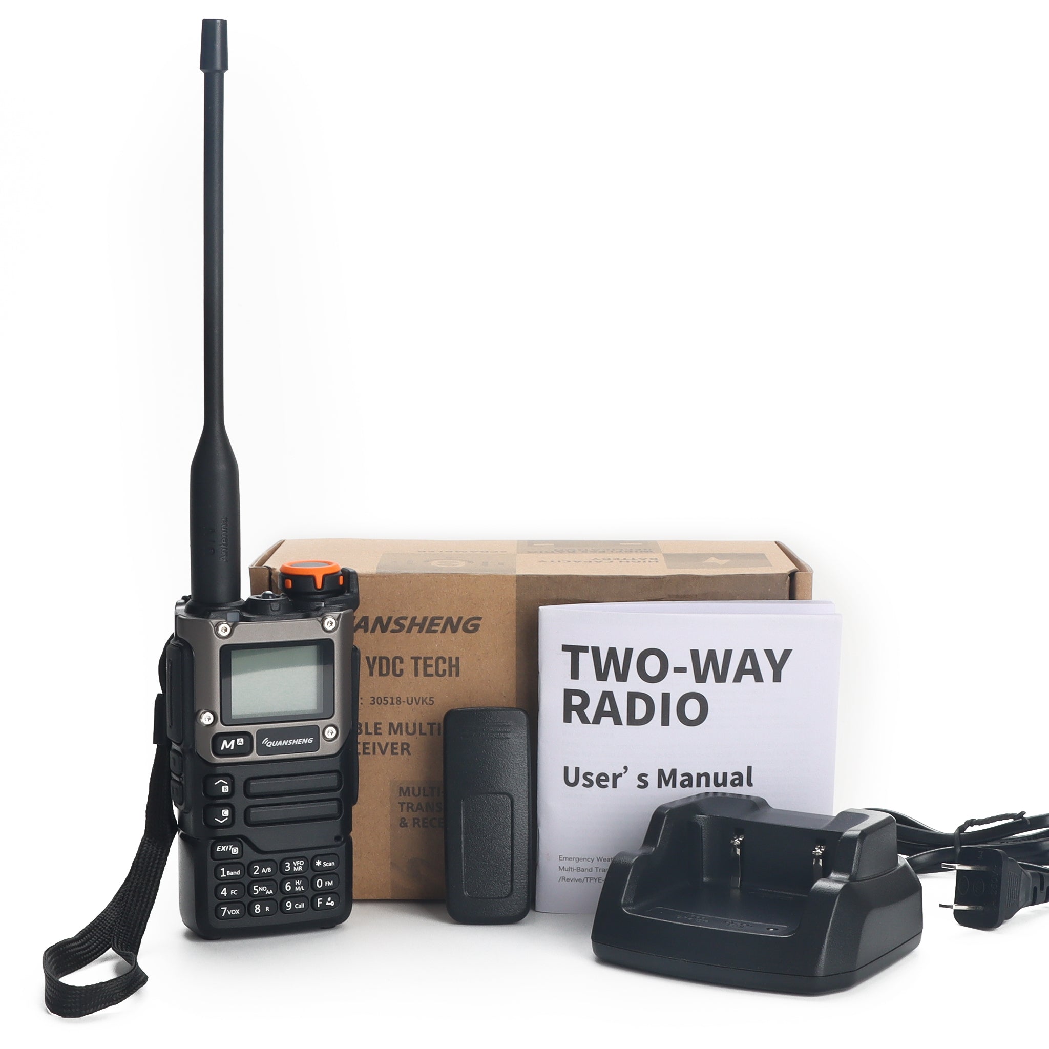 Quansheng UV-K5(8) Amateur Radio NOAA Emergency Weather Receiver; IC Certified.
